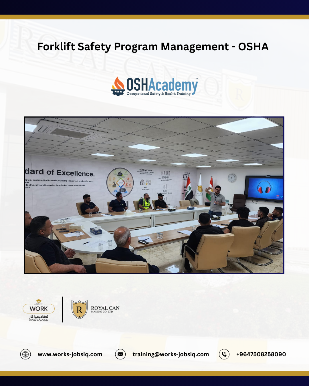 Forklift Safety Program – OSHA
